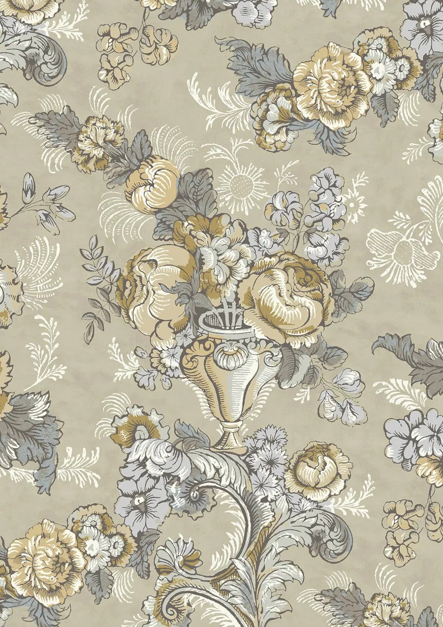 Georgia Gold Slate – närbild — Lewis & Wood tyg