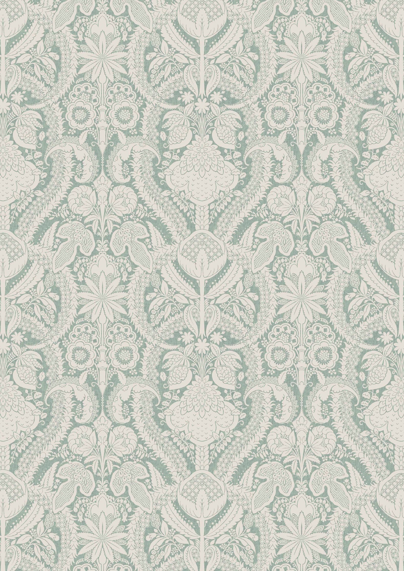 Hanbury Verdigris – hel bredd — Lewis & Wood tyg