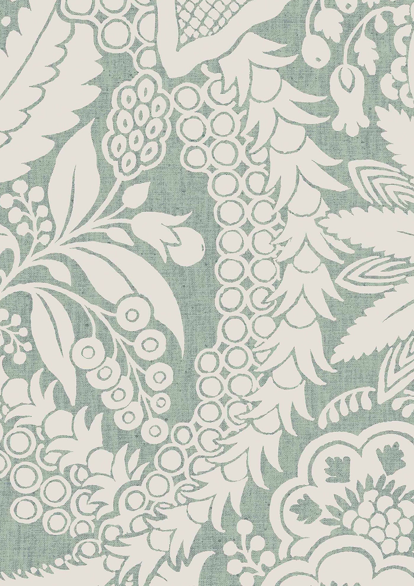 Hanbury Tapetprov Verdigris