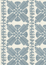 Hawaiian Bluebird – närbild — Lewis & Wood tyg