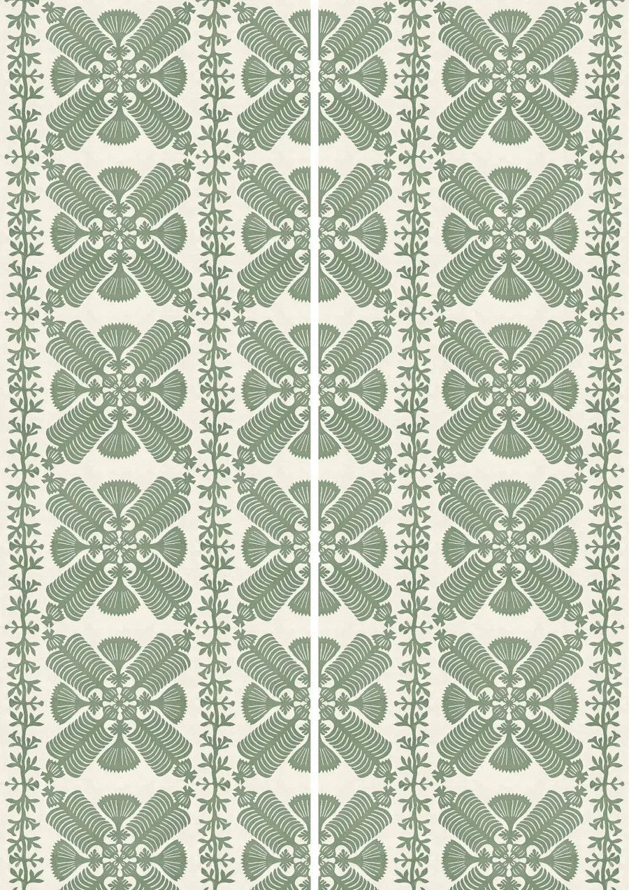 Hawaiian Cactus – full width A+B panels — Lewis & Wood tyg
