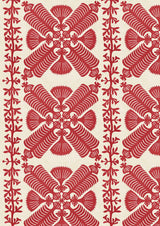 Hawaiian Coral – närbild — Lewis & Wood tyg
