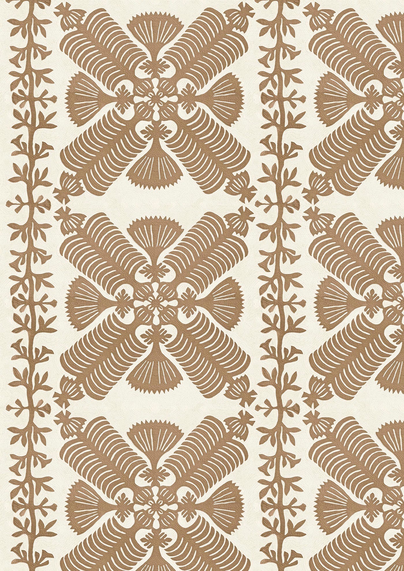 Hawaiian Sandalwood – närbild — Lewis & Wood tyg