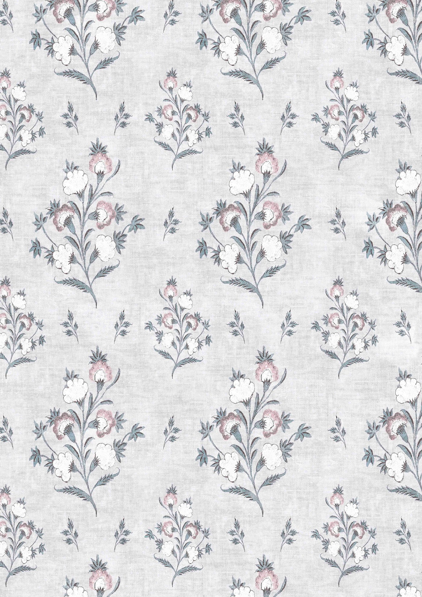 Hindi Rose Ceramic – närbild — Lewis & Wood tyg
