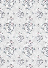 Hindi Rose Ceramic – närbild — Lewis & Wood tyg