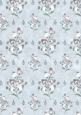 Hindi Rose Persian – närbild — Lewis & Wood tyg