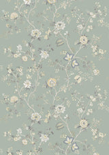 Indienne Green Glaze – hel bredd — Lewis & Wood tapet