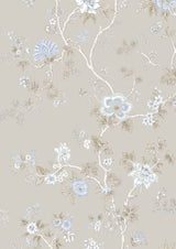 Indienne Wisteria – närbild — Lewis & Wood tyg