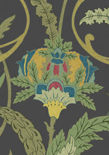 Ipek Damask Tapetprov Black Gold