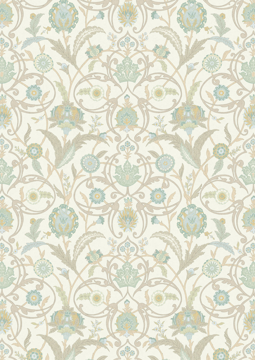 Ipek Damask Tapet — Lewis & Wood