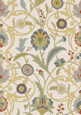 Ipek Damask Pugin – närbild — Lewis & Wood tyg
