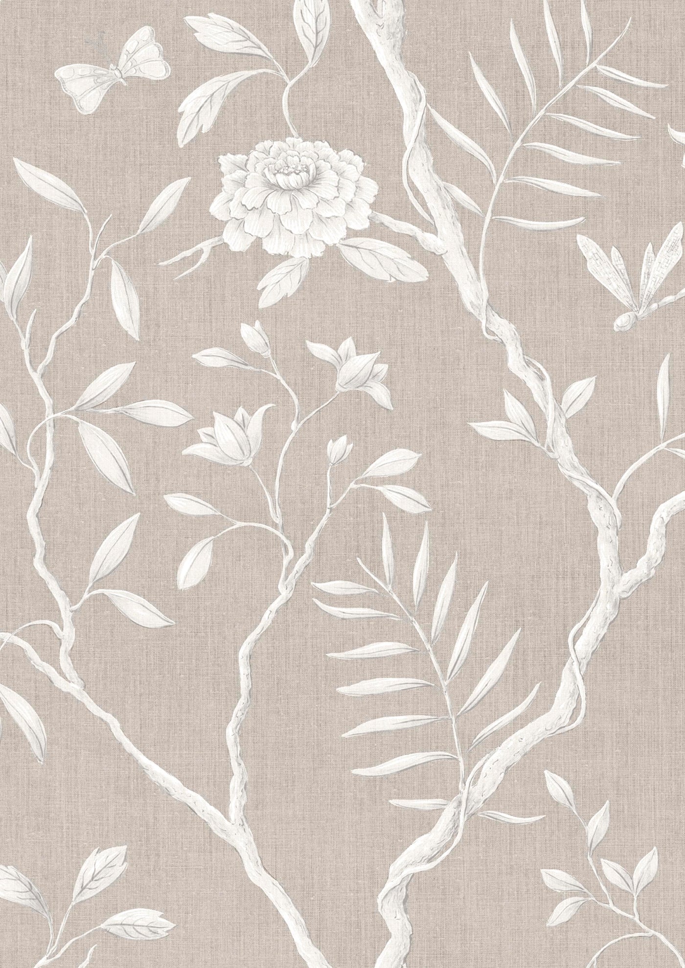 Jasper Peony Almond – närbild — Lewis & Wood tapet
