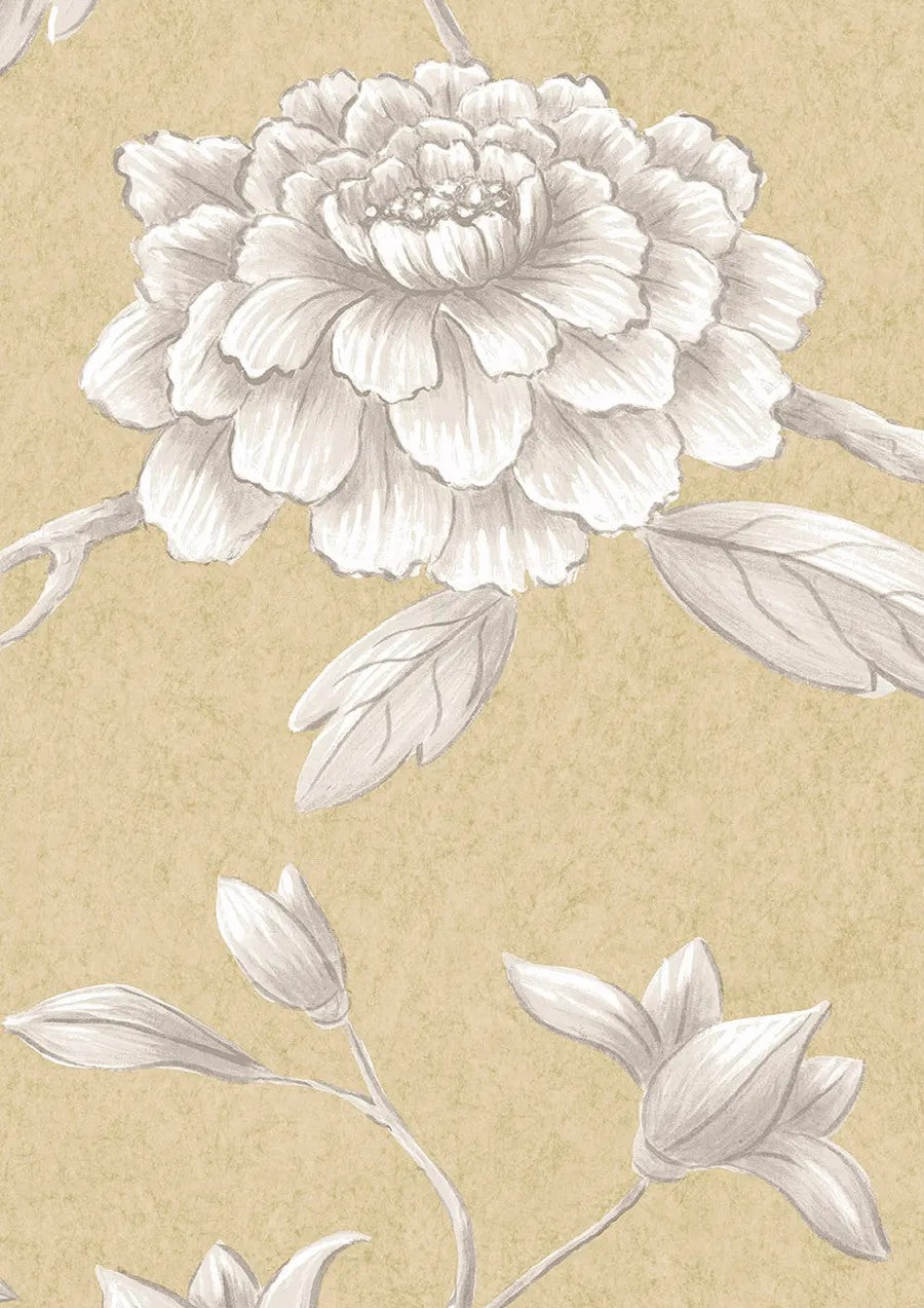 Jasper Peony Barley — Lewis & Wood tapet