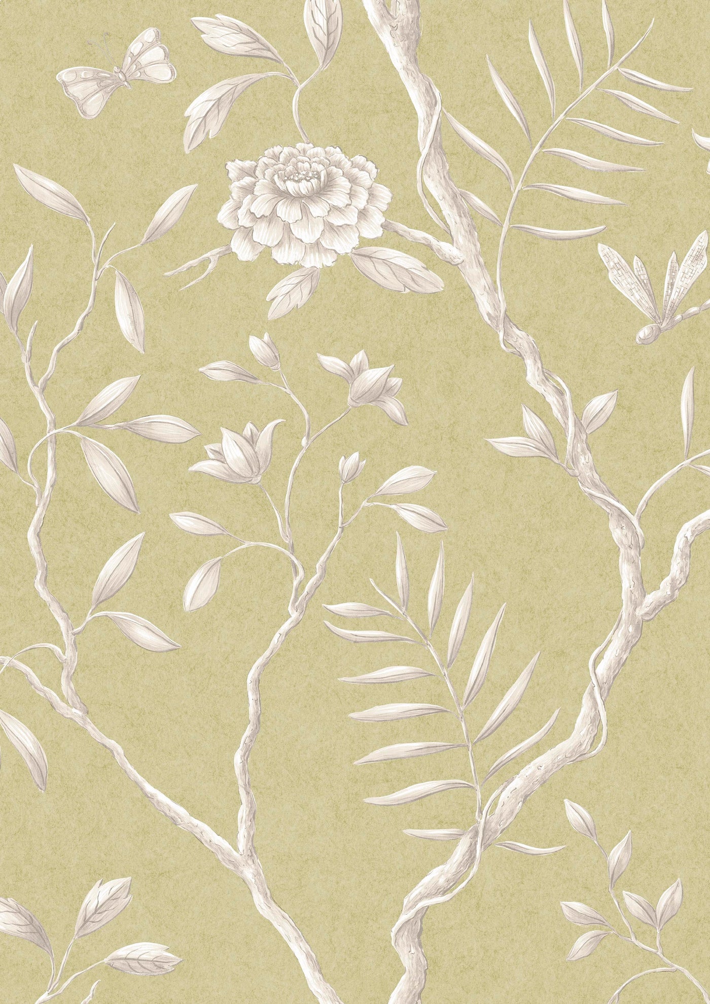 Jasper Peony Beech – närbild — Lewis & Wood tapet