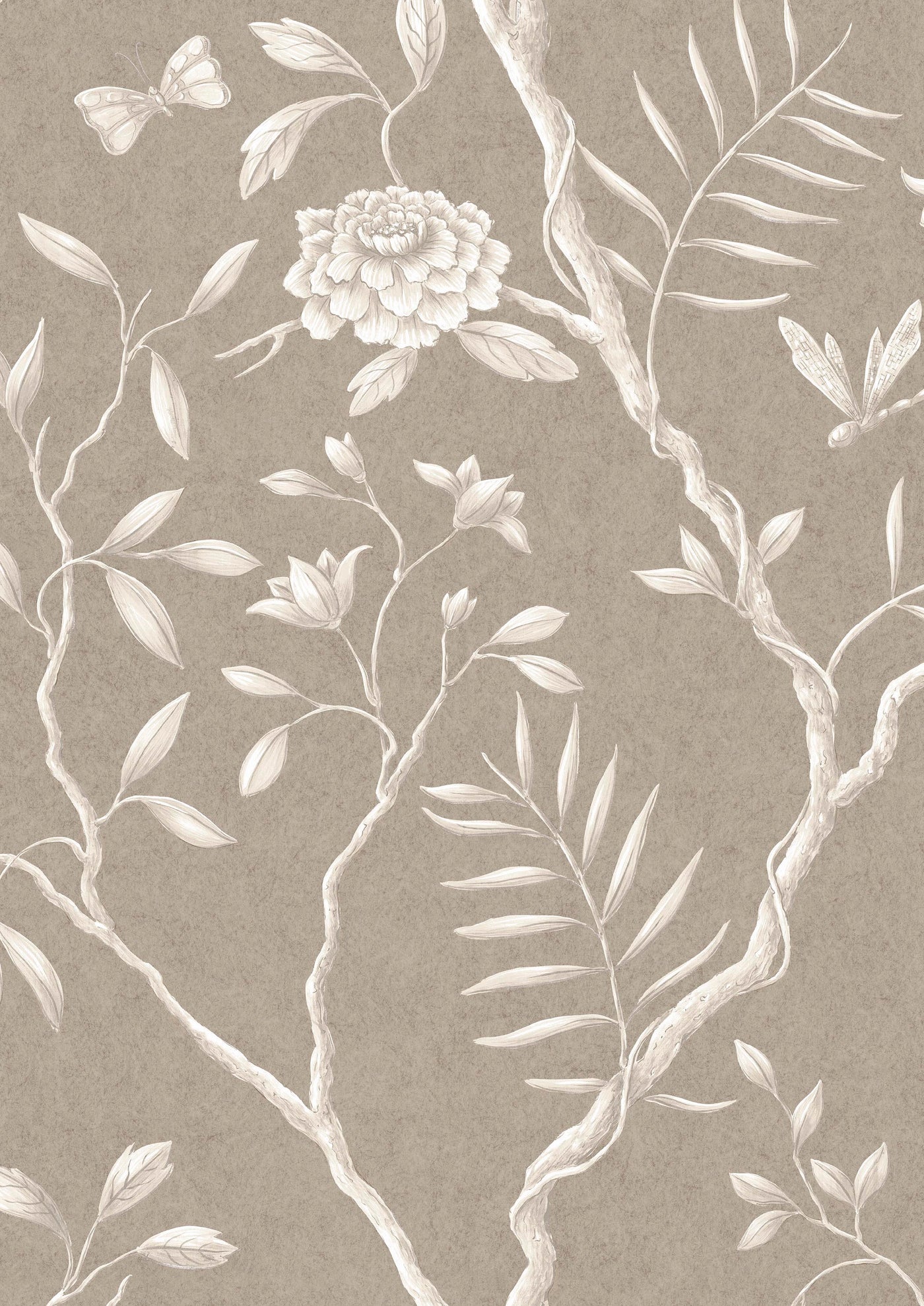 Jasper Peony Casement – närbild — Lewis & Wood tapet