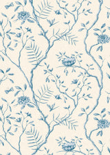 Jasper Peony China Blue – hel bredd — Lewis & Wood tapet