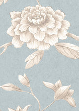Jasper Peony Cirrus — Lewis & Wood tapet