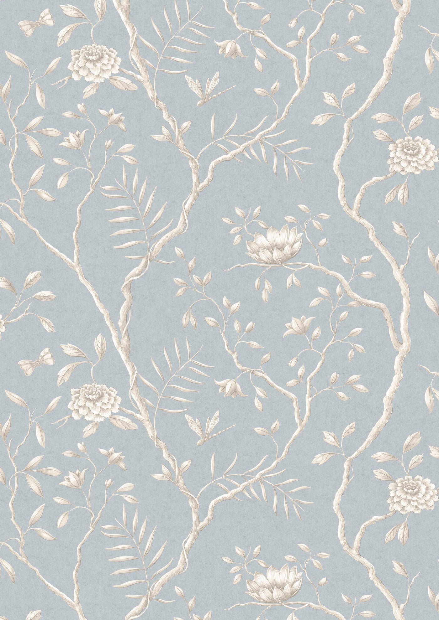 Jasper Peony Cirrus – hel bredd — Lewis & Wood tapet