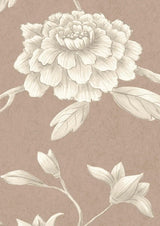 Jasper Peony Cocoa Rose — Lewis & Wood tapet