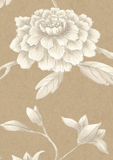 Jasper Peony Ginger — Lewis & Wood tapet