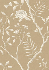 Jasper Peony Ginger – närbild — Lewis & Wood tapet