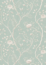 Jasper Peony Green Glaze – hel bredd — Lewis & Wood tapet