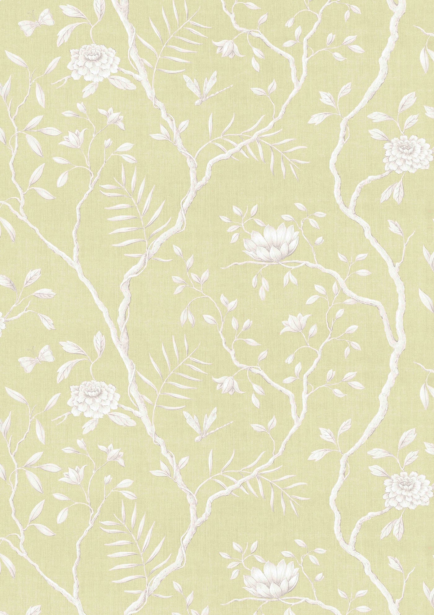 Jasper Peony Mimosa – hel bredd — Lewis & Wood tapet