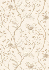 Jasper Peony Mocha – hel bredd — Lewis & Wood tapet