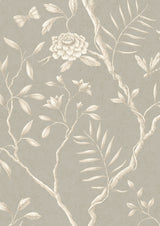 Jasper Peony Pumice – närbild — Lewis & Wood tapet