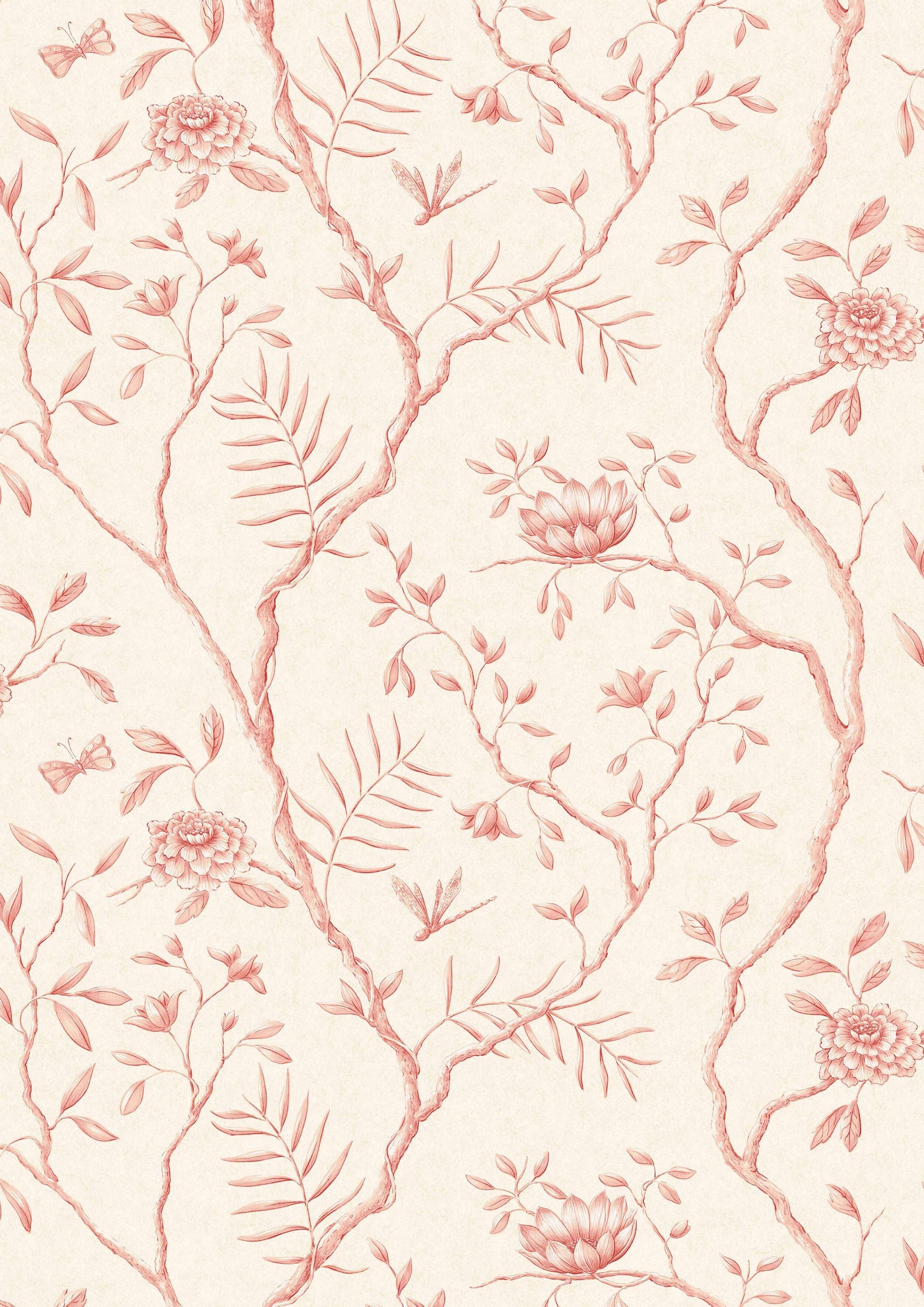 Jasper Peony Rose – hel bredd — Lewis & Wood tapet