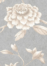 Jasper Peony Smoke — Lewis & Wood tapet