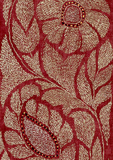 Kashmiri Tapetprov Garnet Gold