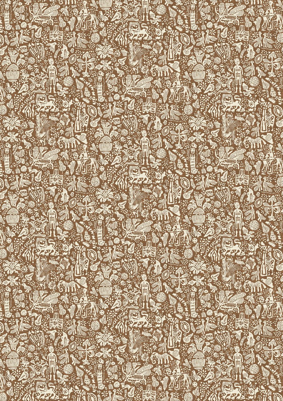 Minna Maze Ginger – hel bredd — Lewis & Wood tapet