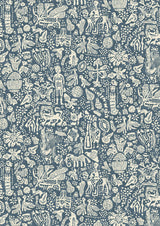 Minna Maze Marmara – närbild — Lewis & Wood tapet