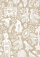 Minna Maze Raffia — Lewis & Wood tapet
