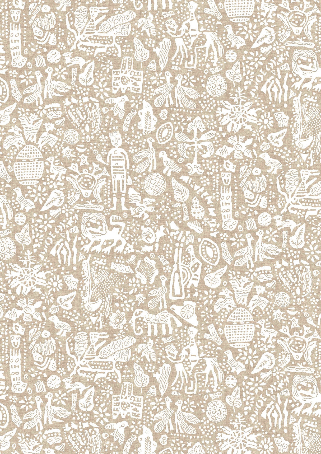 Minna Maze Raffia – närbild — Lewis & Wood tapet