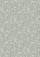 Minna Maze Sage – hel bredd — Lewis & Wood tapet