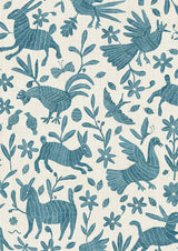Otomi Bluebird – närbild — Lewis & Wood tyg