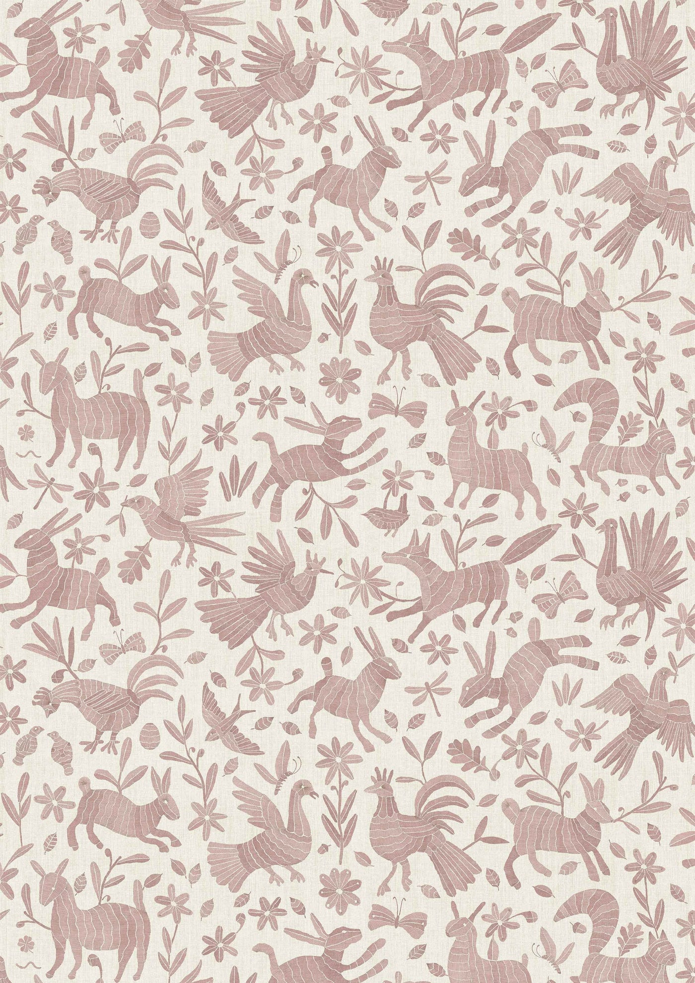 Otomi Bunny Pink – hel bredd — Lewis & Wood tyg