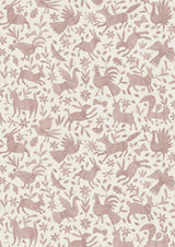 Otomi Bunny Pink – hel bredd — Lewis & Wood tyg