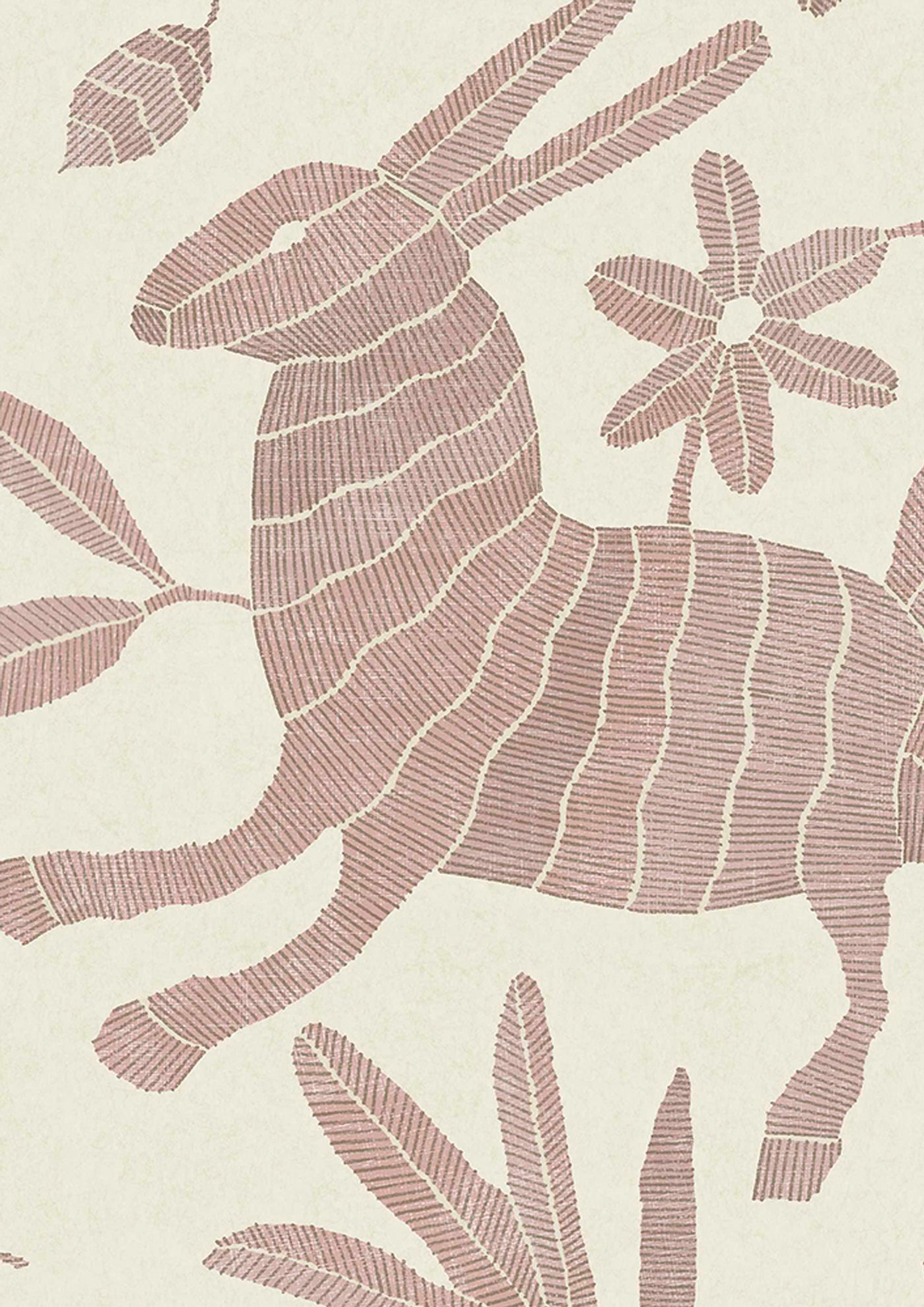 Otomi Tapetprov Bunny Pink