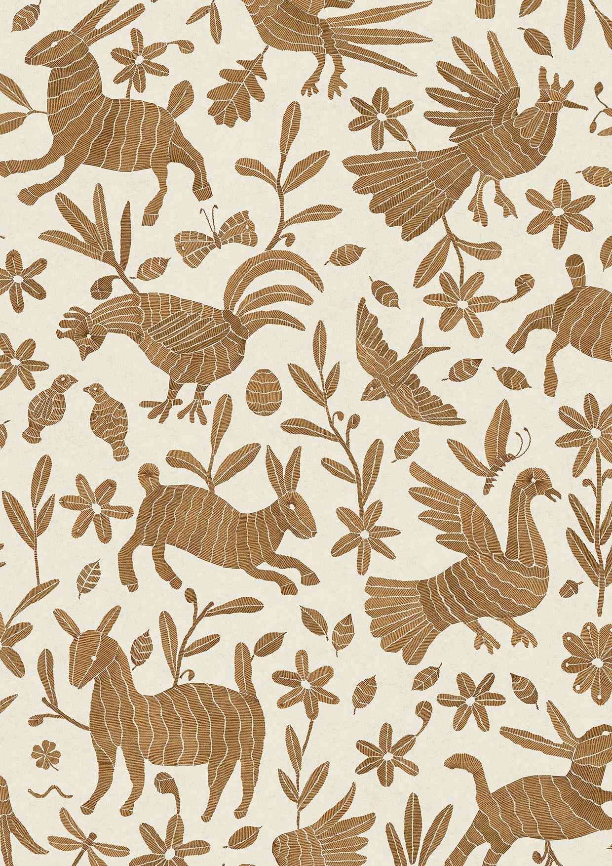 Otomi Foxy – närbild — Lewis & Wood tapet