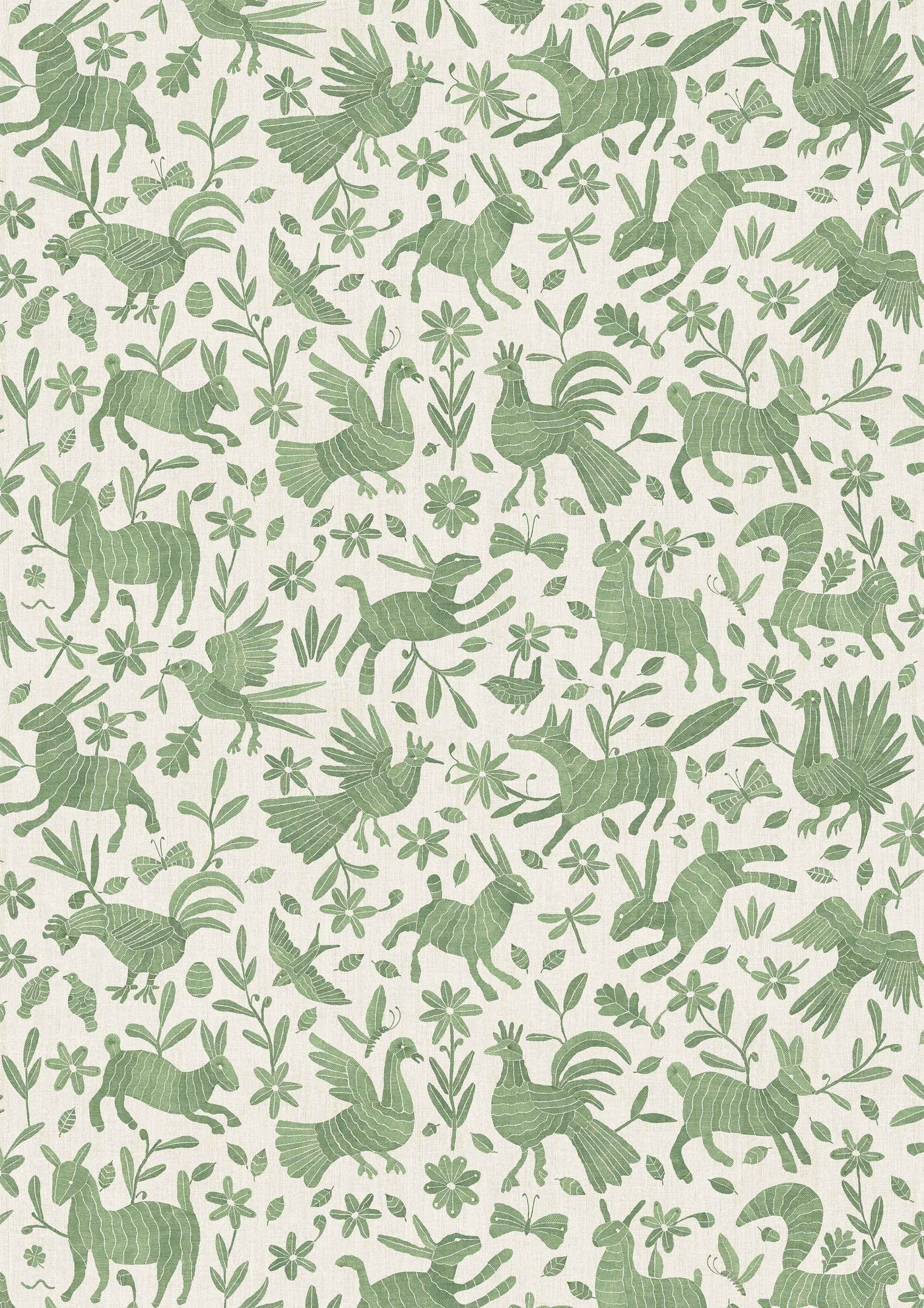 Otomi Leafy – hel bredd — Lewis & Wood tyg