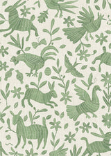 Otomi Leafy – närbild — Lewis & Wood tyg