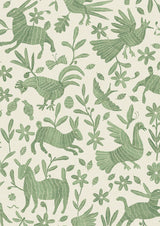 Otomi Leafy – närbild — Lewis & Wood tapet