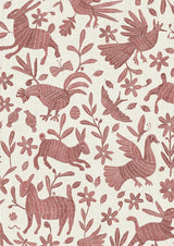 Otomi Rosy – närbild — Lewis & Wood tyg