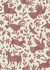 Otomi Rosy – närbild — Lewis & Wood tapet