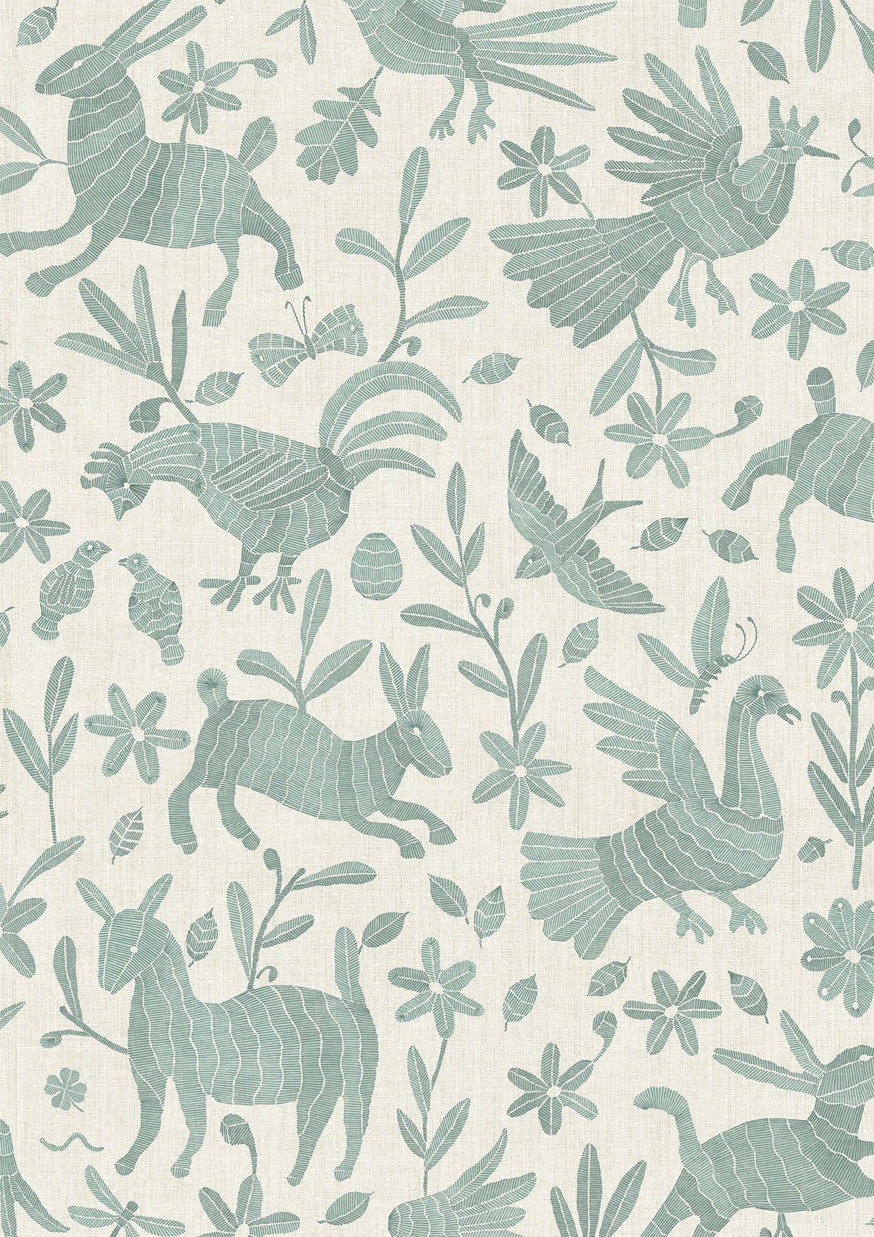 Otomi Thistledown – närbild — Lewis & Wood tyg