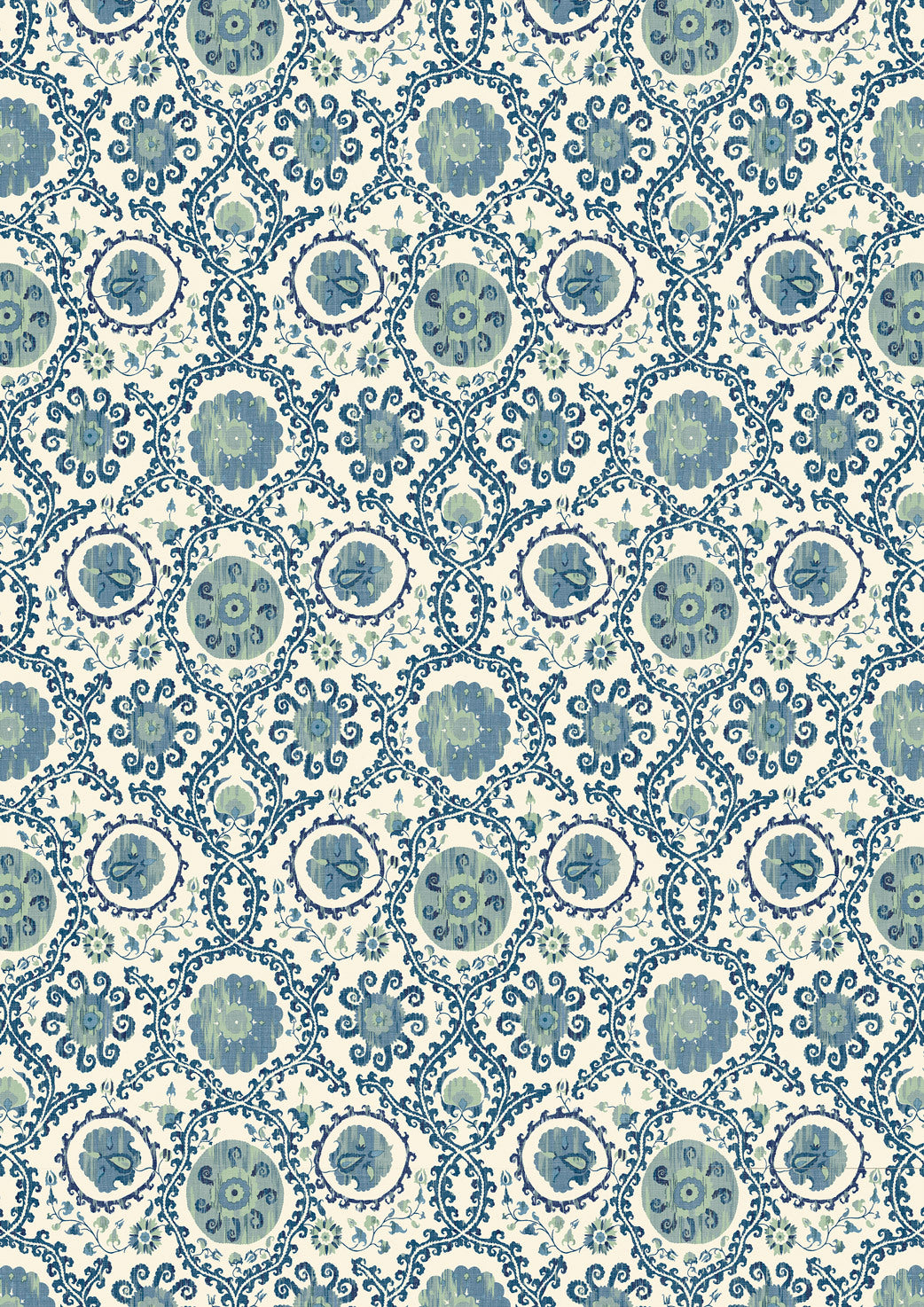 Oxus Cobalt Blue – hel bredd — Lewis & Wood tyg