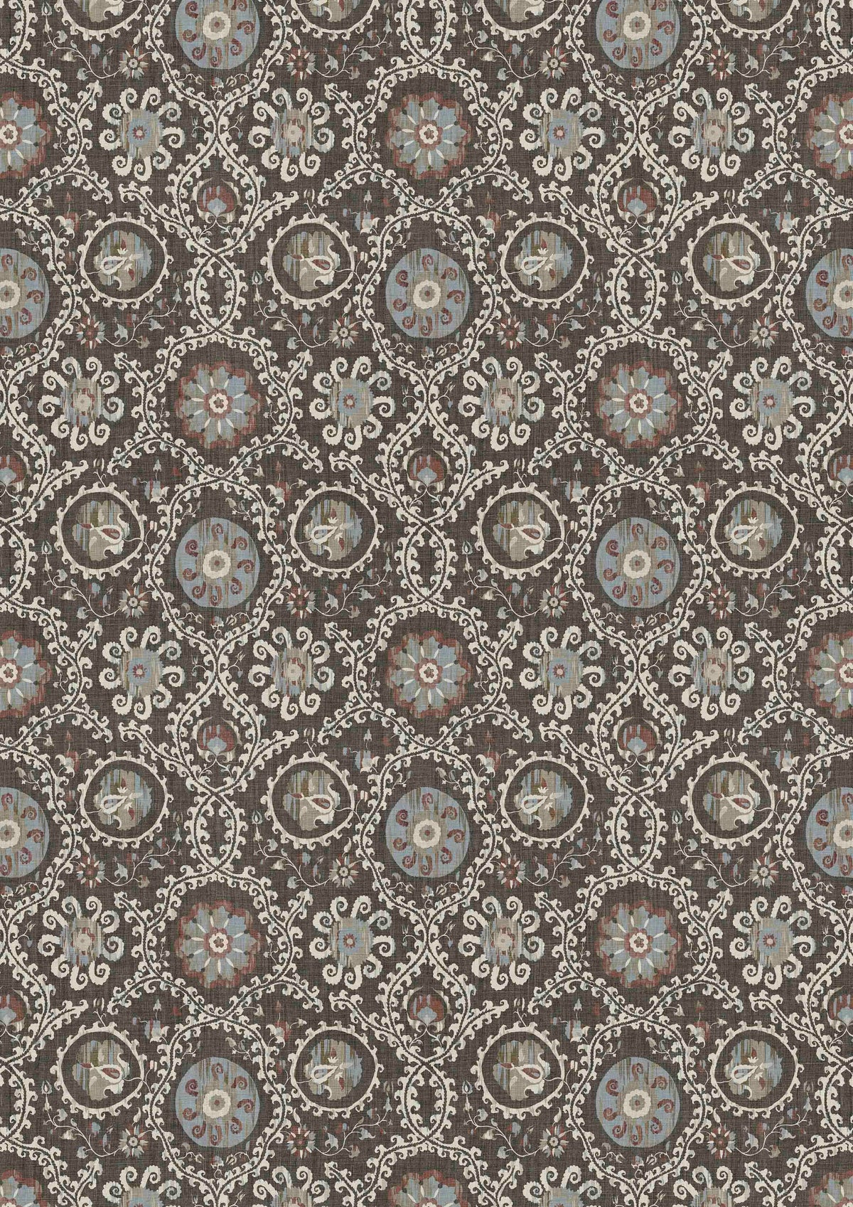 Oxus Turkish Brown – hel bredd — Lewis & Wood tyg